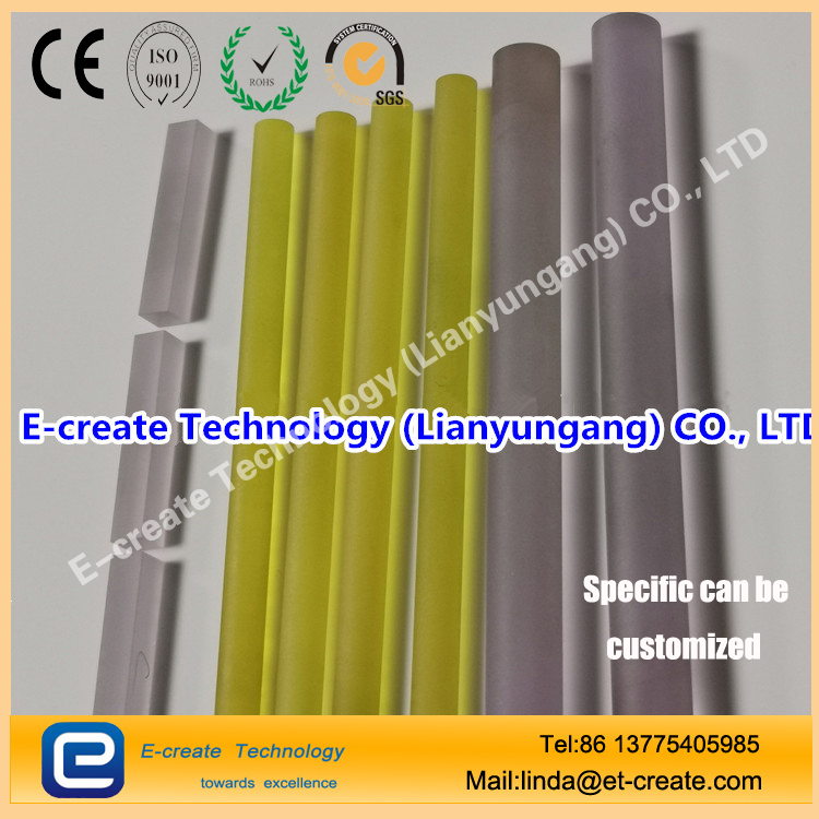 Ce: Nd: YAG crystal rod yellow rod special for laser welding Φ7*110mm