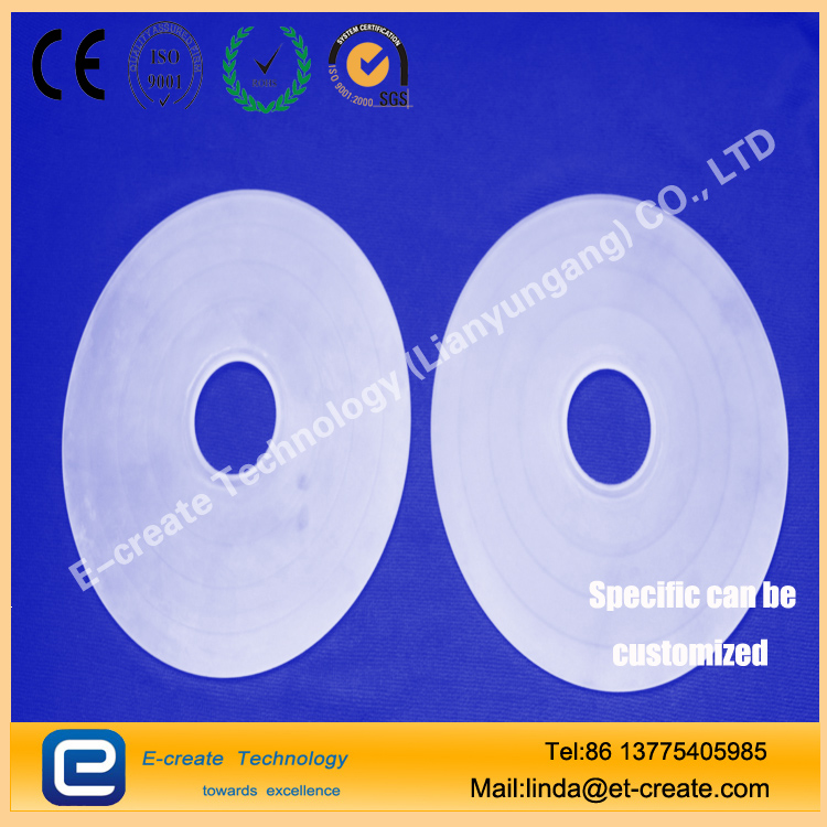 Quartz ring, high temperature gasket, quartz glass flange, ring chemical bonding pieces custom processing