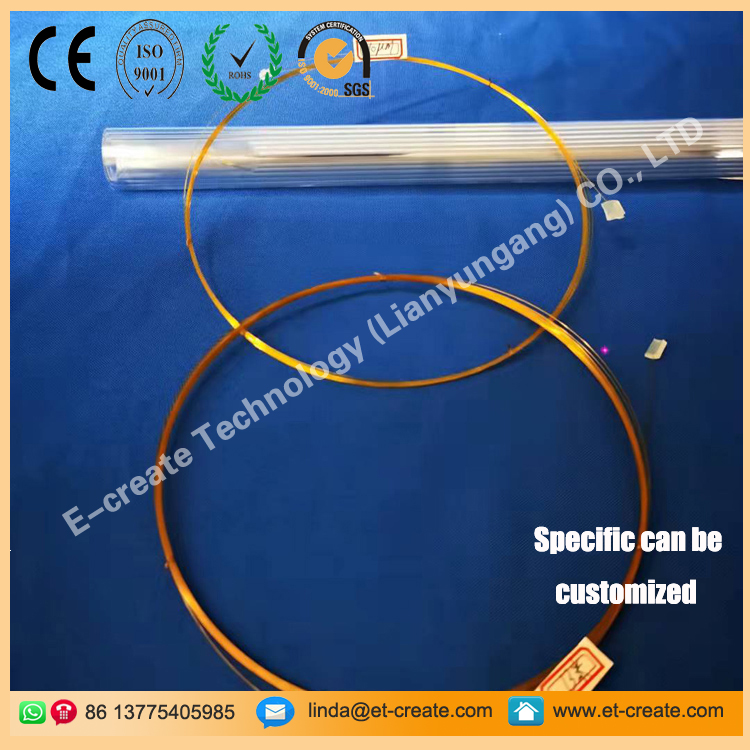 Quartz column，Gas chromatography capillary column empty column, quartz total hydrocarbon analysis column, quartz capillary empty column Quartz chromatography accessories
